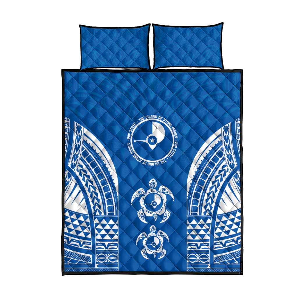 FSM Yap States Quilt Bed Set Micronesia Six 9 One Polynesian Tribal Pattern