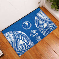 FSM Yap States Rubber Doormat Micronesia Six 9 One Polynesian Tribal Pattern