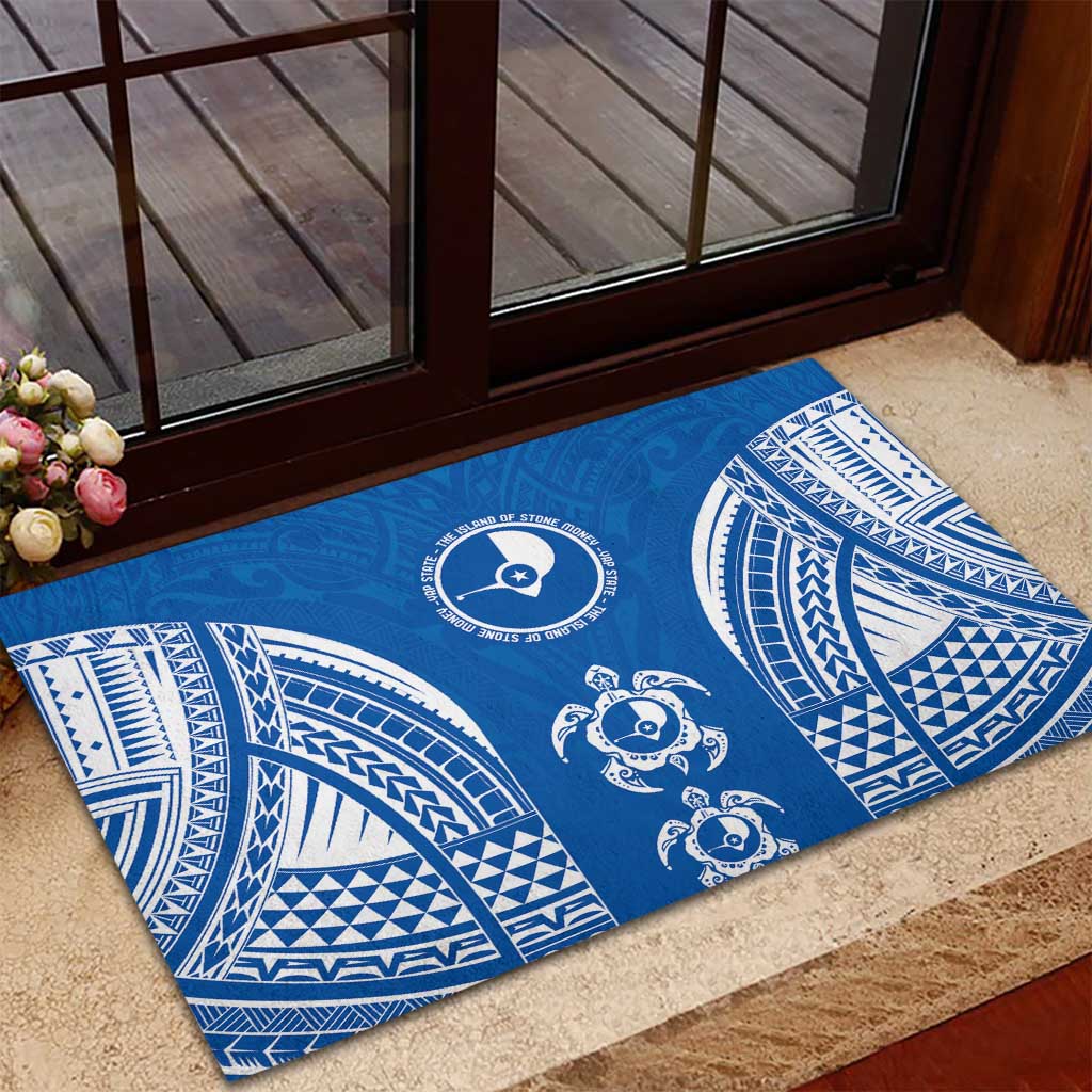 FSM Yap States Rubber Doormat Micronesia Six 9 One Polynesian Tribal Pattern