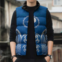 FSM Yap States Sleeveless Puffer Jacket Micronesia Six 9 One Polynesian Tribal Pattern - Polynesian Pride