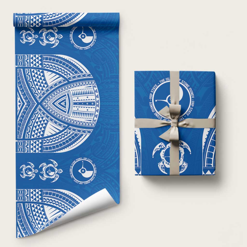FSM Yap States Wrapping Paper Micronesia Six 9 One Polynesian Tribal Pattern - Polynesian Pride