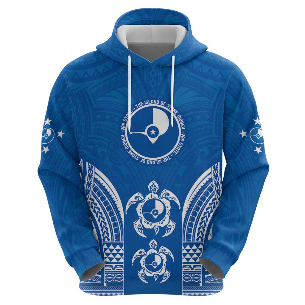 FSM Yap States Zip Hoodie Micronesia Six 9 One Polynesian Tribal Pattern