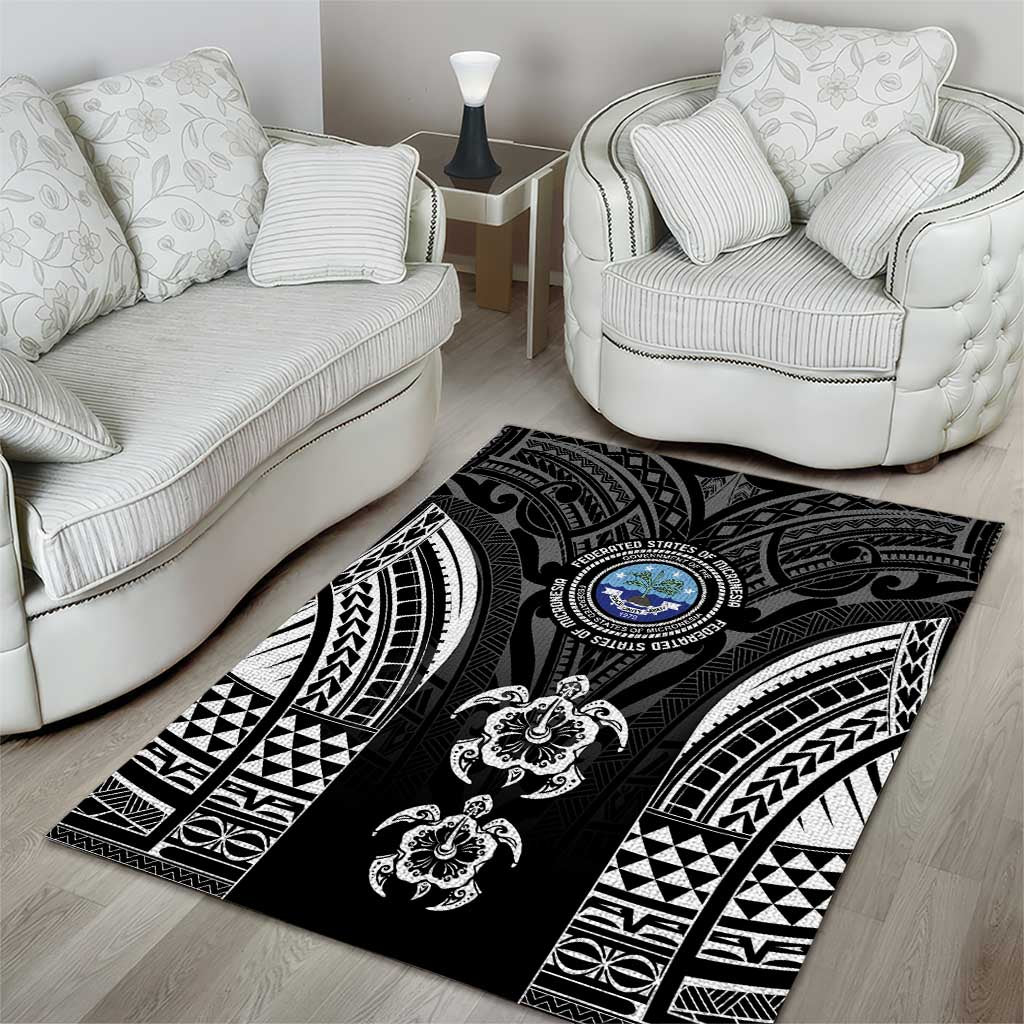 FSM Micronesia Six 9 One Area Rug Polynesian Tribal Pattern