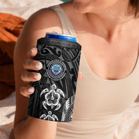 FSM Micronesia Six 9 One 4 in 1 Can Cooler Tumbler Polynesian Tribal Pattern