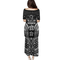 FSM Micronesia Six 9 One Family Matching Puletasi and Hawaiian Shirt Polynesian Tribal Pattern