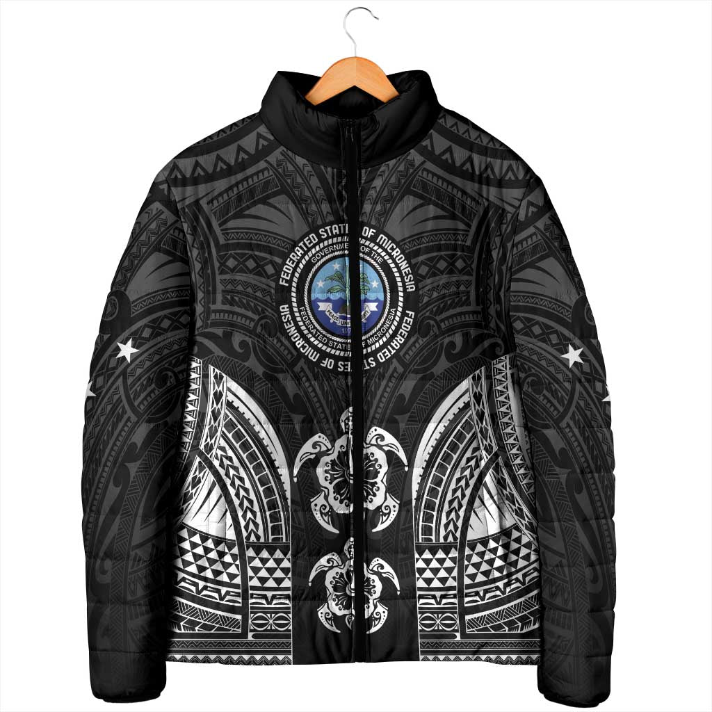 FSM Micronesia Six 9 One Padded Jacket Polynesian Tribal Pattern - Polynesian Pride