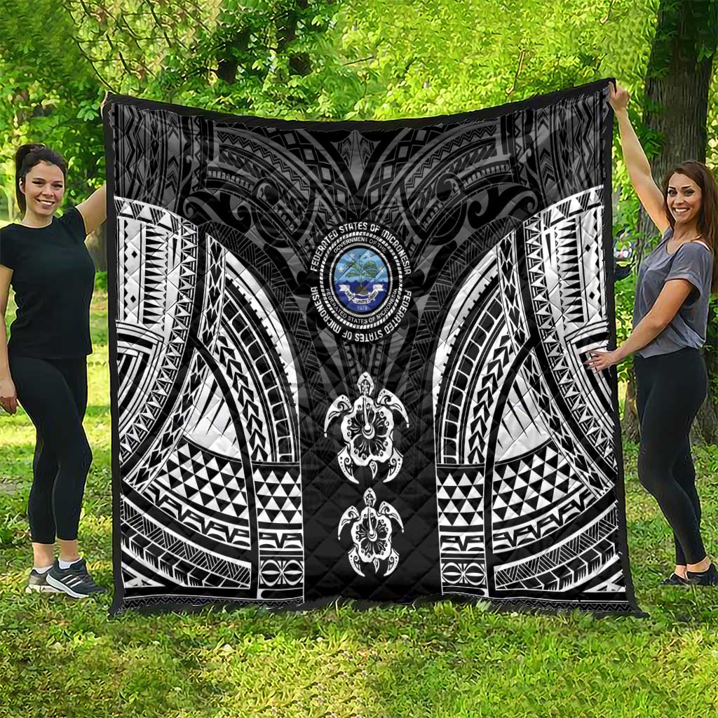 FSM Micronesia Six 9 One Quilt Polynesian Tribal Pattern