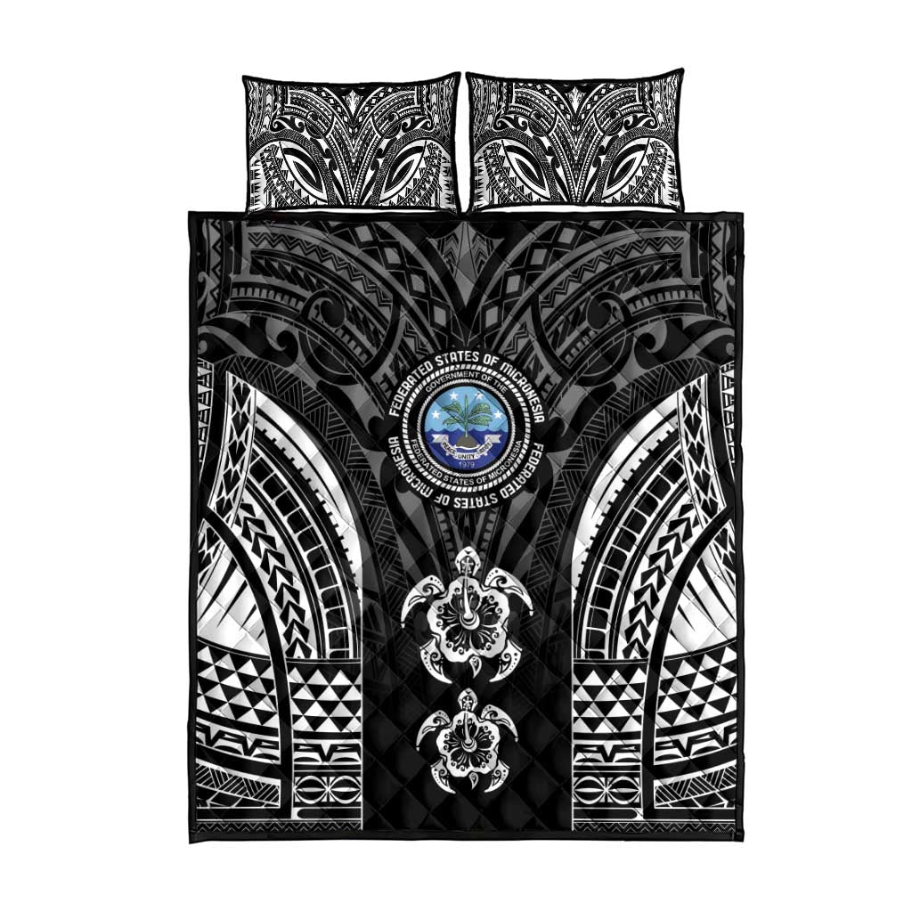 FSM Micronesia Six 9 One Quilt Bed Set Polynesian Tribal Pattern
