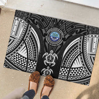 FSM Micronesia Six 9 One Rubber Doormat Polynesian Tribal Pattern