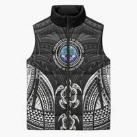 FSM Micronesia Six 9 One Sleeveless Puffer Jacket Polynesian Tribal Pattern - Polynesian Pride