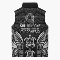 FSM Micronesia Six 9 One Sleeveless Puffer Jacket Polynesian Tribal Pattern - Polynesian Pride