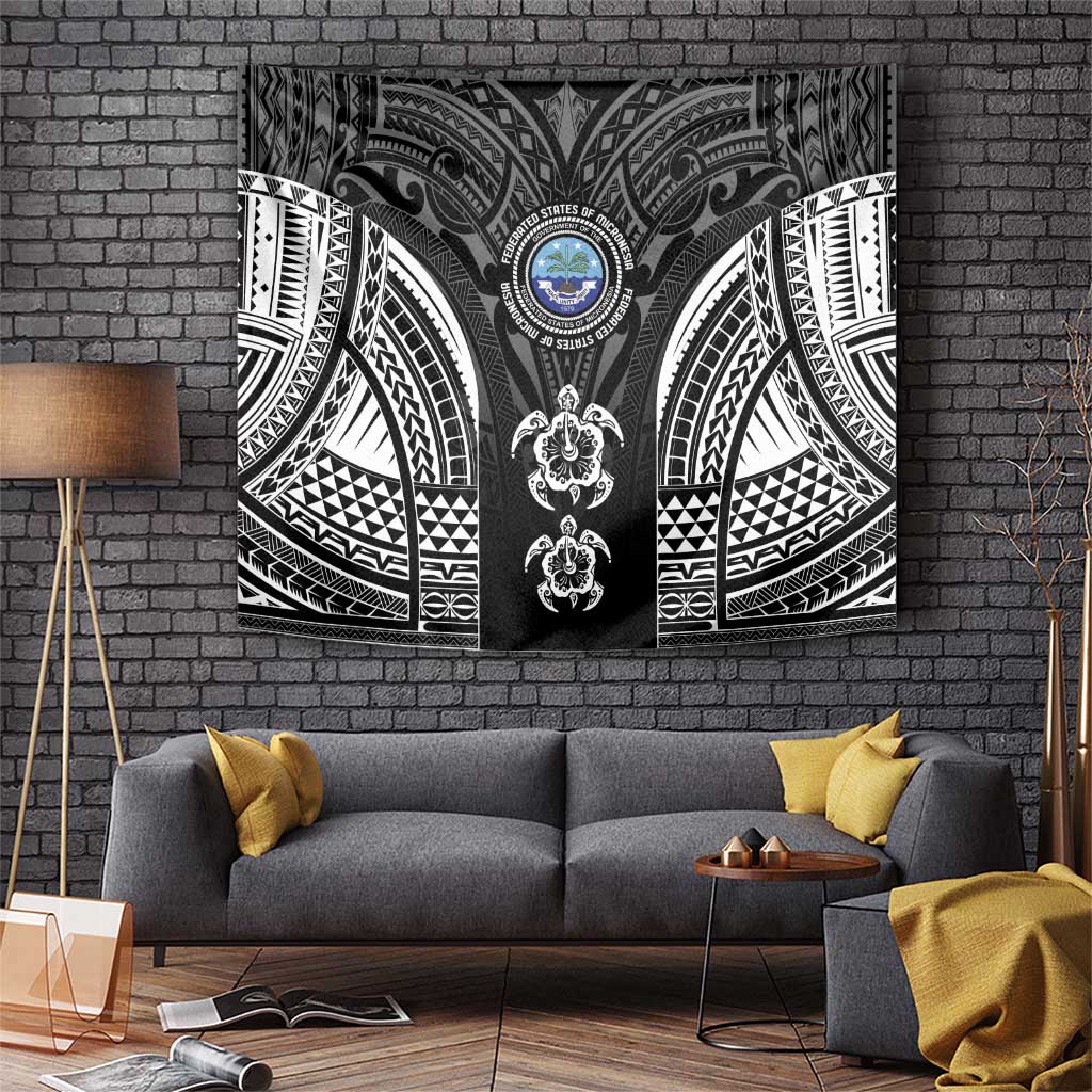 FSM Micronesia Six 9 One Tapestry Polynesian Tribal Pattern