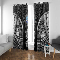 FSM Micronesia Six 9 One Window Curtain Polynesian Tribal Pattern