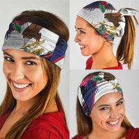 American Samoa Flag Day Since 1900 Neck Gaiter Samoa Muamua Le Atua Tropical Flowers - Polynesian Pride