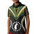 Polynesian Pride Aitutaki Island Kid Polo Shirt Cook Islands Tribal Wave Style LT9 Kid Black - Polynesian Pride