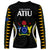 Polynesian Pride Atiu Island Long Sleeve Shirt Cook Islands Tribal Wave Style LT9 - Polynesian Pride