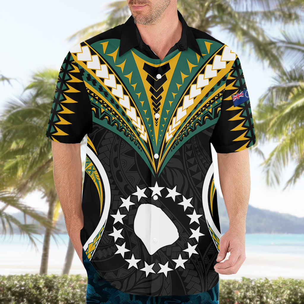 (Personalised) Polynesian Pride Atiu Island Hawaiian Shirt Cook Islands Tribal Wave Style LT9 - Polynesian Pride