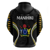 Polynesian Pride Manihiki Island Hoodie Cook Islands Tribal Wave Style LT9 - Polynesian Pride