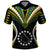 Polynesian Pride Manihiki Island Polo Shirt Cook Islands Tribal Wave Style LT9 Black - Polynesian Pride