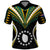 Polynesian Pride Mauke Island Polo Shirt Cook Islands Tribal Wave Style LT9 Black - Polynesian Pride