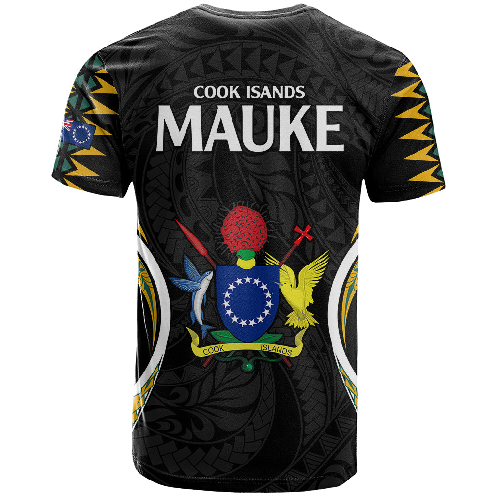 Polynesian Pride Mauke Island T Shirt Cook Islands Tribal Wave Style LT9 - Polynesian Pride
