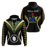 Custom Polynesian Pride Mauke Island Hoodie Cook Islands Tribal Wave Style LT9 - Polynesian Pride