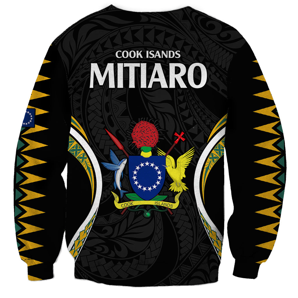 Polynesian Pride Mitiaro Island Sweatshirt Cook Islands Tribal Wave Style LT9 - Polynesian Pride