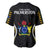 Polynesian Pride Palmerston Island Baseball Jersey Cook Islands Tribal Wave Style LT9 - Polynesian Pride