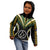 Polynesian Pride Palmerston Island Kid Hoodie Cook Islands Tribal Wave Style LT9 - Polynesian Pride