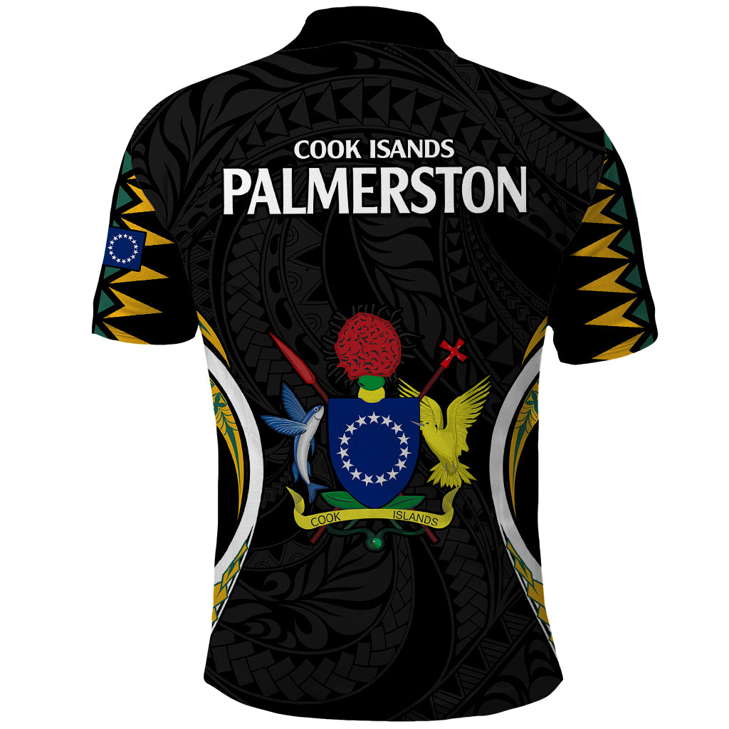Polynesian Pride Palmerston Island Polo Shirt Cook Islands Tribal Wave Style LT9 - Polynesian Pride