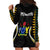 Polynesian Pride Penrhyn Island Hoodie Dress Cook Islands Tribal Wave Style LT9 - Polynesian Pride