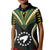 Polynesian Pride Pukapuka Island Kid Polo Shirt Cook Islands Tribal Wave Style LT9 Kid Black - Polynesian Pride