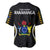 Polynesian Pride Rakahanga Island Baseball Jersey Cook Islands Tribal Wave Style LT9 - Polynesian Pride