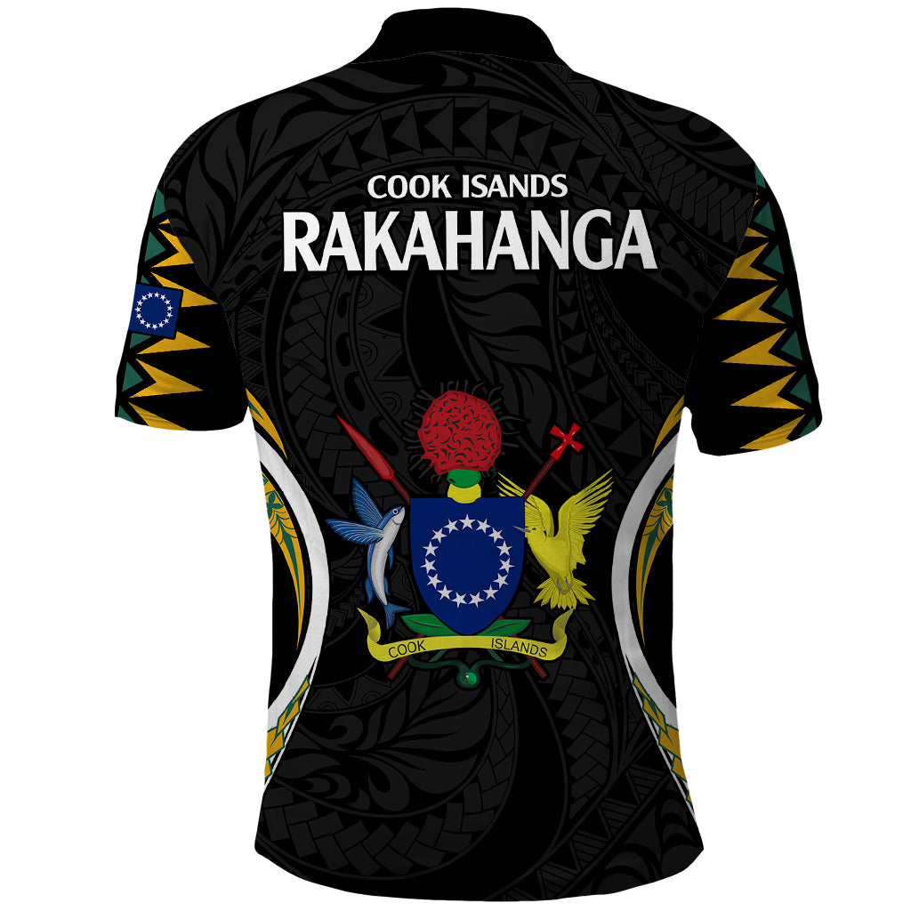 Polynesian Pride Rakahanga Island Polo Shirt Cook Islands Tribal Wave Style LT9 - Polynesian Pride