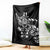 New Zealand Rugby Custom Blanket Opango All Black Fern