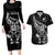 New Zealand Rugby Custom Couples Matching Long Sleeve Bodycon Dress and Hawaiian Shirt Opango All Black Fern