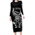 New Zealand Rugby Custom Family Matching Long Sleeve Bodycon Dress and Hawaiian Shirt Opango All Black Fern