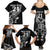 New Zealand Rugby Custom Family Matching Summer Maxi Dress and Hawaiian Shirt Opango All Black Fern