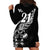 (Custom Text And Number) New Zealand All Black Rugby Hoodie Dress LT9 - Polynesian Pride