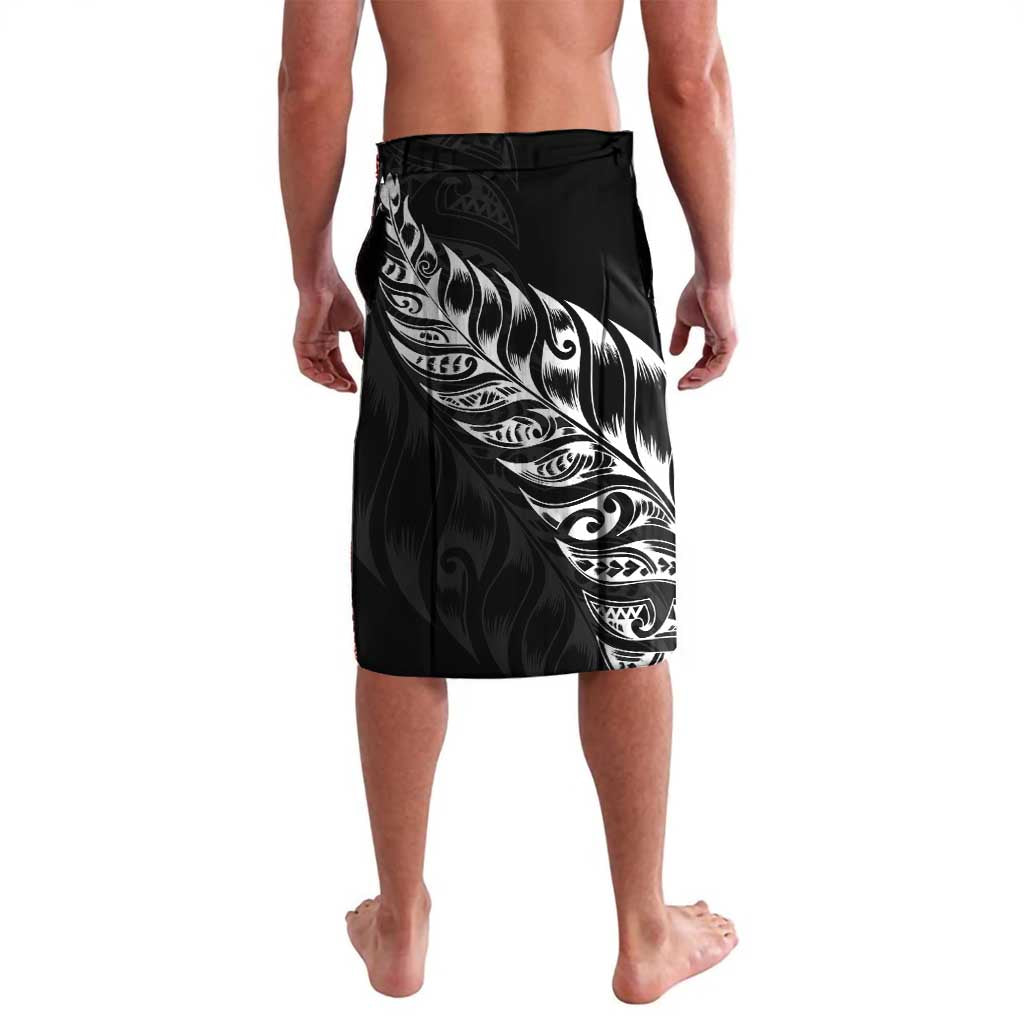 New Zealand Rugby Custom Lavalava Opango All Black Fern