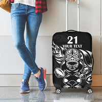 New Zealand Rugby Custom Luggage Cover Opango All Black Fern