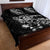 New Zealand Rugby Custom Quilt Bed Set Opango All Black Fern