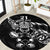 New Zealand Rugby Custom Round Carpet Opango All Black Fern