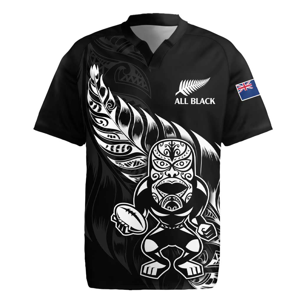 New Zealand Rugby Custom Rugby Jersey Opango All Black Fern