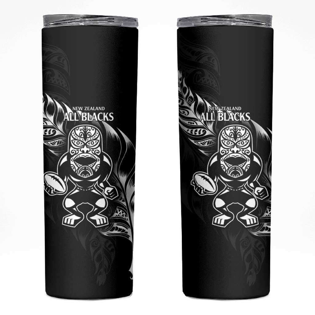 New Zealand All Black Rugby Custom Skinny Tumbler