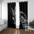 New Zealand Rugby Custom Window Curtain Opango All Black Fern