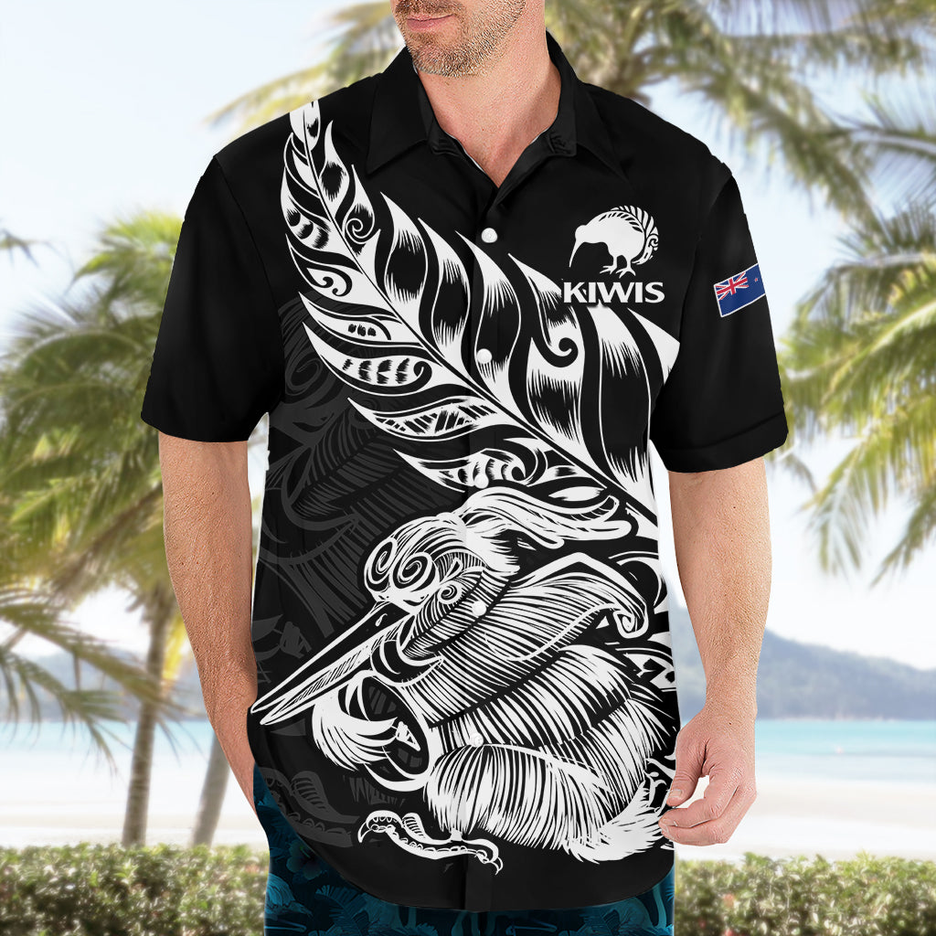 (Custom Text And Number) New Zealand Kiwi Rugby Hawaiian Shirt LT9 - Polynesian Pride