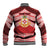 Personalised Kolisi Tonga College Atele Baseball Jacket Polynesian Ngatu Tribal