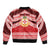 Personalised Kolisi Tonga College Atele Bomber Jacket Polynesian Ngatu Tribal