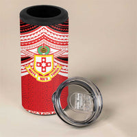 Personalised Kolisi Tonga College Atele 4 in 1 Can Cooler Tumbler Polynesian Ngatu Tribal LT9 - Polynesian Pride